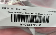 Load image into Gallery viewer, Vans Kids Old Skool 508731 Pink White Low Top Lace-Up Sneaker Shoes Size 6.5
