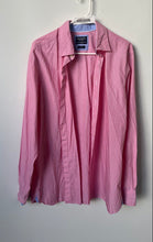 Load image into Gallery viewer, Hackett London Mens Pink Long Sleeve Collared Slim Fit Button-Up Shirt Size XL