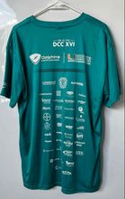 Load image into Gallery viewer, Mens Green Short Sleeve Dolphins Cancer Challenge Pullover T-Shirt Size XL