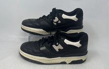 Load image into Gallery viewer, New Balance Mens 550 Black White Leather Lace-Up Sneaker Shoes Size 5.5