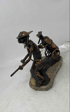 Load image into Gallery viewer, Home Decorative Copper-Tone Engraved Welded Scrap Metal Art Sculpture