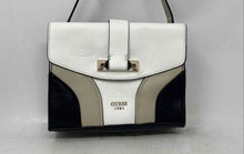 Load image into Gallery viewer, Guess Womens Beige Black Adjustable Strap Shoulder Crossbody Bag