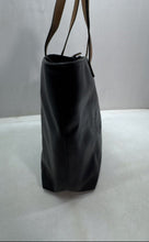 Load image into Gallery viewer, U.S. Polo Assn. Womens Black Leather Inner Pocket Double Handle Large Tote Bag