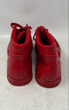 Load image into Gallery viewer, Aldo Mens Red Leather Heart Design Lace-Up Mid Top Sneakers Shoes Size 10