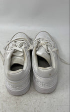 Load image into Gallery viewer, Adidas Womens Hoops 3.0 Low GW3036 White Leather Lace-Up Sneakers Shoes Size 8.5