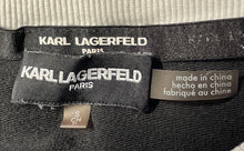 Load image into Gallery viewer, Karl Lagerfeld Womens Black Short Sleeve T-Shirt Dress Size Small