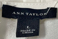 Load image into Gallery viewer, Ann Taylor Womens Beige Sleeveless Keyhole Scoop Neck Tank Blouse Top Size L