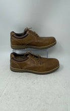 Load image into Gallery viewer, Izod Mens Lewis Brown Leather Round Toe Lace-Up Oxford Dress Shoes Size 10M