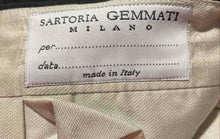 Load image into Gallery viewer, Sartoria Gemmati Mens Black Pleated Front Straight Leg Dress Pants Size 50R