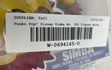 Load image into Gallery viewer, Funko Pop! Disney Simba No. 302 Animation Collectible Vinyl Figure In Box