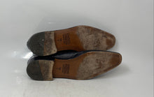 Load image into Gallery viewer, Mercanti Fiorentini Mens Black Leather Square Toe Slip-On Loafer Shoes Sz 11.5M