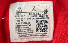 Load image into Gallery viewer, Nike Kids Air Jordan Jumpman Two Trey Fusion White Red Basketball Shoes Sz 4.5Y