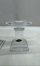 Load image into Gallery viewer, Set Of 3 Pieces Shannon Crystal Home Decorative Pillar Candle Holders
