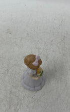 Load image into Gallery viewer, Enesco Growing Up Birthday Girls 4 Year Old Brown Hair Porcelain Figurine