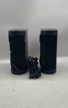 Load image into Gallery viewer, Set Of 2-Piece Sony SRS-100 Black Active Stereo Speaker System Not Tested