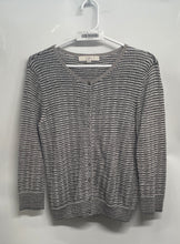 Load image into Gallery viewer, Ann Taylor Loft Womens Multicolor Knitted Long Sleeve Cardigan Sweater Size M