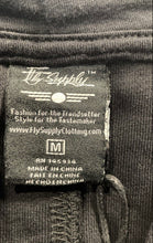 Load image into Gallery viewer, Fly Supply Mens Black Cotton Short Sleeve Pullover Hoodie Size Medium