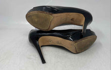 Load image into Gallery viewer, Vero Cuoio Womens Black Peep Toe Slip-On Stiletto Pump Heels Size 7.5