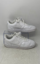 Load image into Gallery viewer, Nike Womens Court Vision Low CD5434-100 White Leather Sneaker Shoes Size 7.5