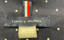 Load image into Gallery viewer, Tommy Hilfiger Womens Blue White Polka Dot Long Sleeve Open Front Jacket Size 10