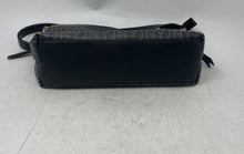 Load image into Gallery viewer, Jones New York Womens Black Gray Signature Print Adjustable Strap Crossbody Bag