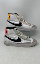 Load image into Gallery viewer, Nike Womens Blazer Mid DO2331-101 White Leather Lace-Up Sneaker Shoes Size 9
