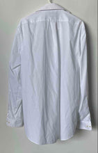 Load image into Gallery viewer, Lauren Ralph Lauren Mens White Stretch Fabric Tall Fit Dress Shirt Size 17 36/37