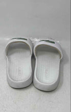 Load image into Gallery viewer, Lacoste Mens Serve Slide 1.0 123 White Slip-On Open Toe Slide Sandals Size 10