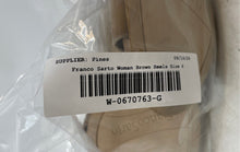 Load image into Gallery viewer, Franco Sarto Womens Hanita Brown Leather Peep Toe Stiletto D’Orsay Heels Size 6M