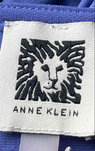 Load image into Gallery viewer, Anne Klein Womens Purple V-Neck Sleeveless Draped Side Tie Wrap Dress Size M