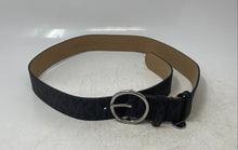 Load image into Gallery viewer, Michael Kors Womens 551802 Black Signature Print Adjustable Dress Belt Size M
