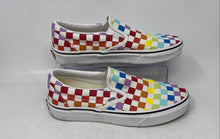 Load image into Gallery viewer, Vans Mens Classic 500714 Multicolor Round Toe Slip-On Sneakers Shoes Size 6.5