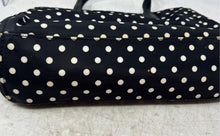 Load image into Gallery viewer, Kate Spade Womens Blake Avenue Loden Black White Polka Dot Satchel Handbag