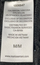 Load image into Gallery viewer, Mario Serrani Womens Black Flat Front Textured Skinny Leg Ankle Pants Size M