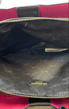 Load image into Gallery viewer, Aldo Womens Black Pebbled Leather Detachable Strap Zip Top Lined Satchel Bag