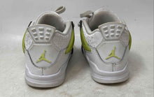 Load image into Gallery viewer, Nike Kids Air Jordan 4 Retro HJ5989-100 White Lace-Up Sneaker Shoes Size 9C