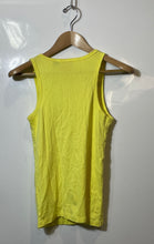 Load image into Gallery viewer, Authentic Tory Burch Womens Yellow Cotton Sleeveless Pullover Tank Top Size S