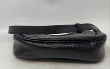 Load image into Gallery viewer, Anna Paola Womens Black Animal Print Leather Inner Pockets Shoulder Purse