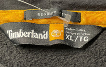 Load image into Gallery viewer, Timberland Mens Black Graphic Regular Fit Long Sleeve Pullover Hoodie Size XL