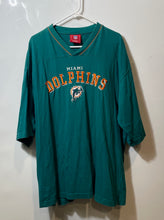 Load image into Gallery viewer, NFL Mens Green Cotton Miami Dolphins Pullover T-Shirt Size 2XL