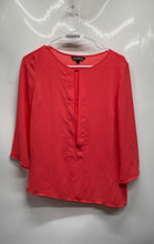 Load image into Gallery viewer, Express Womens Red Long Sleeve Cut-Out Blouse Top Size Small