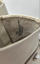 Load image into Gallery viewer, Karl Lagerfeld Womens Pixie White Leather Round Toe Motorcycle Boots Size 8 M