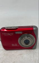 Load image into Gallery viewer, VistaQuest Model VQ8900 Sport Red 8.0MP Digital Camera Not Tested
