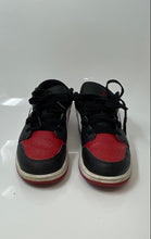 Load image into Gallery viewer, Nike Boys Air Jordan 1 Low 553560-161 Black Red White Sneakers Shoes Size 6Y