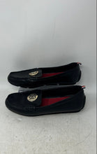 Load image into Gallery viewer, Tommy Hilfiger Mens Black Leather Slip-On Round Toe Loafer Shoes Size 8.5M