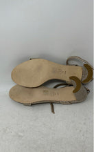 Load image into Gallery viewer, Pelle Moda Womens Moira 2 Gold-Tone Glitter Open Toe Ankle Strap Sandals Sz 7.5M