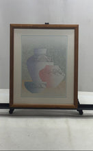 Load image into Gallery viewer, Three Navajo Pottery Vessels Picture Framed Print Signed By Sherri Brueggemann