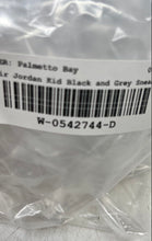 Load image into Gallery viewer, Nike Kids Air Jordan 1 Mid Black Gray Leather Lace-Up Sneaker Shoes Size 6Y