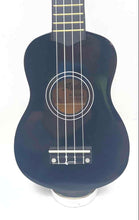 Load image into Gallery viewer, Audster Model AUD-UK2 Black 4-String Mini Beginner Soprano Ukelele With Case