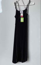 Load image into Gallery viewer, Sam Edelman Womens Black Pleated Sleeveless Maxi Dress Size M With Tag